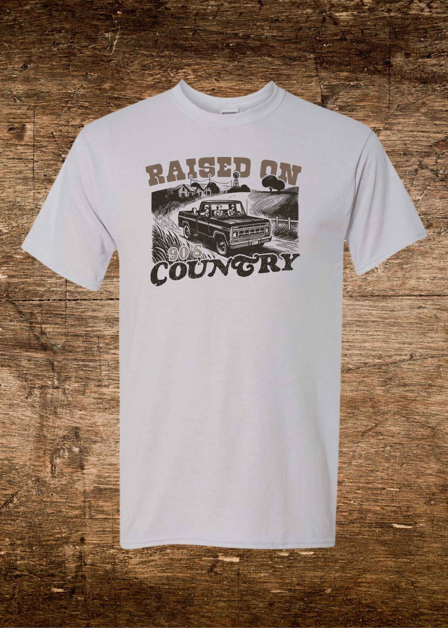 Unisex Raised On 90's Country Tee