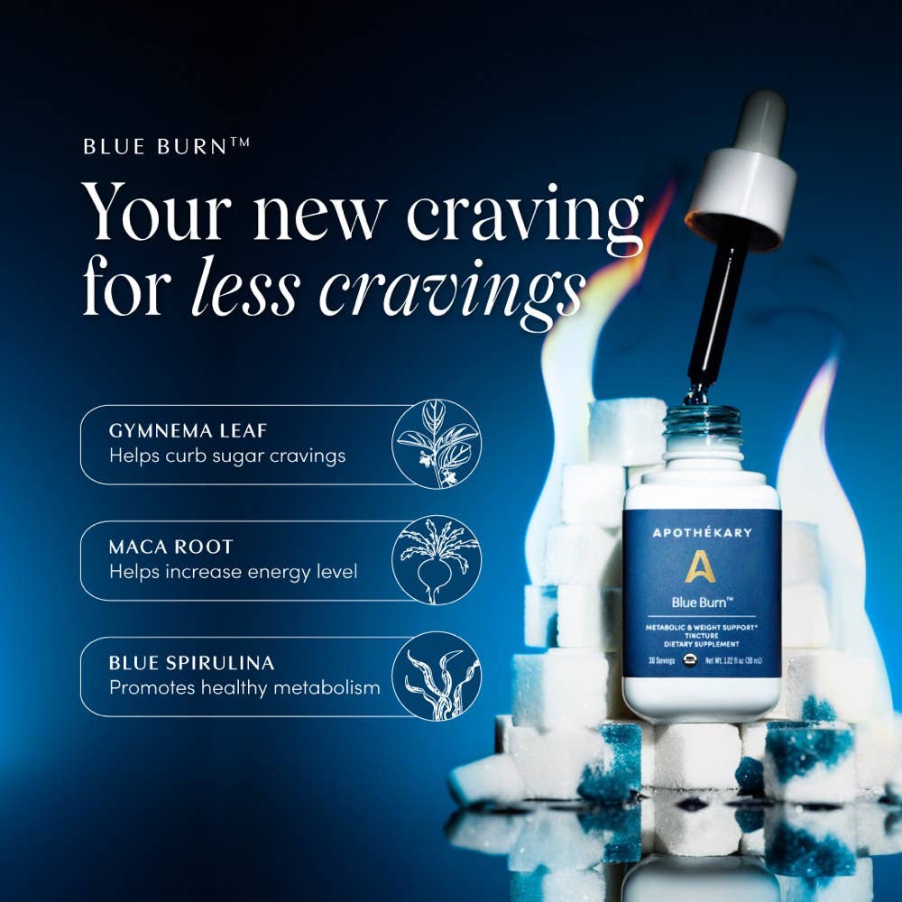 *NEW* Blue Burn™, metabolic & weight support tincture