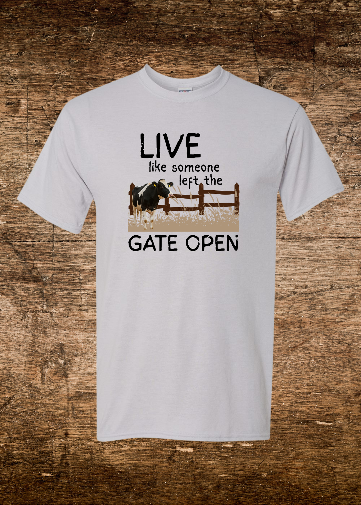 Unisex Live Like Someone Left The Gate Open Tee