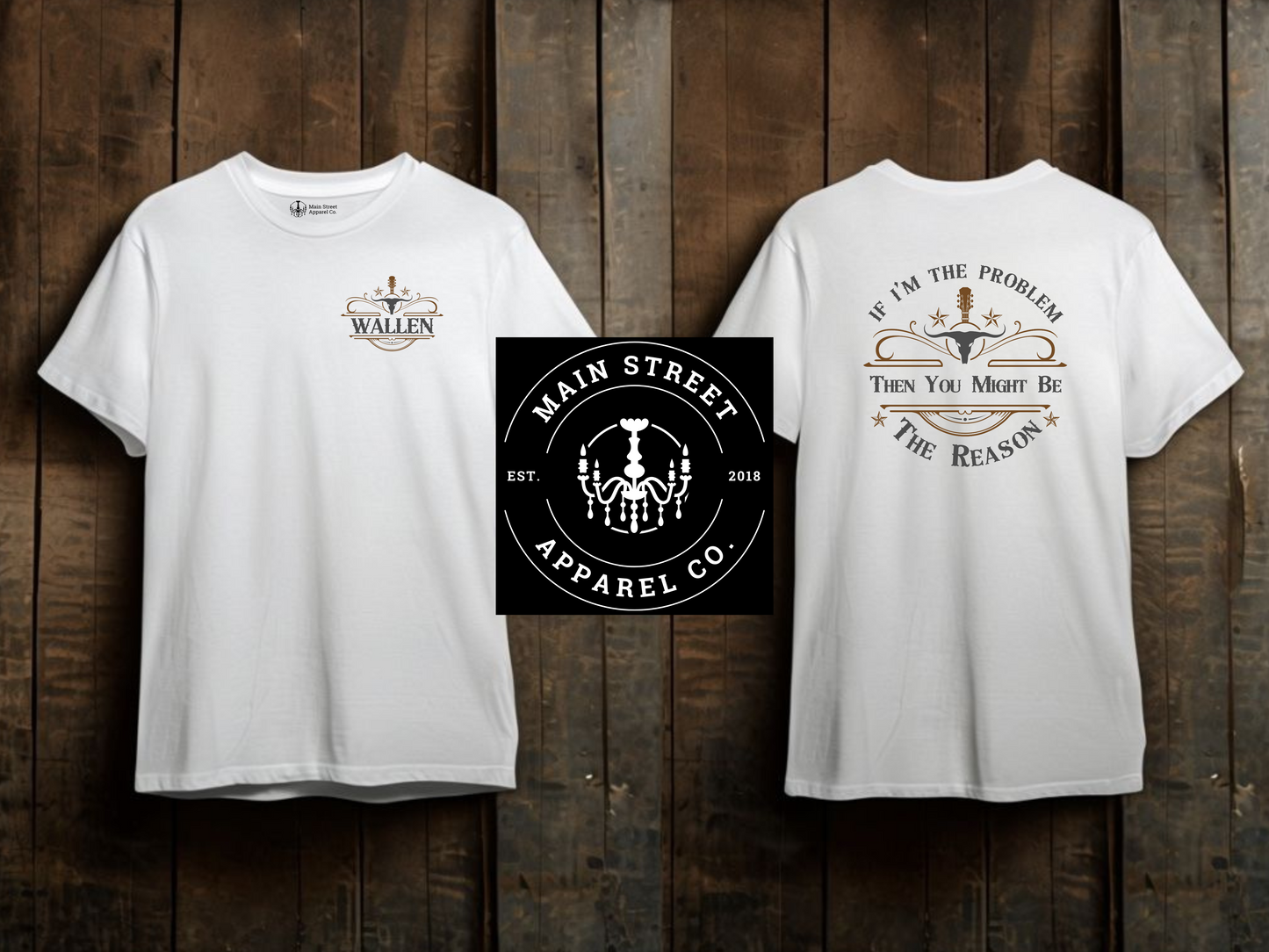 2-Sided If I'm The Problem Unisex Graphic Tee