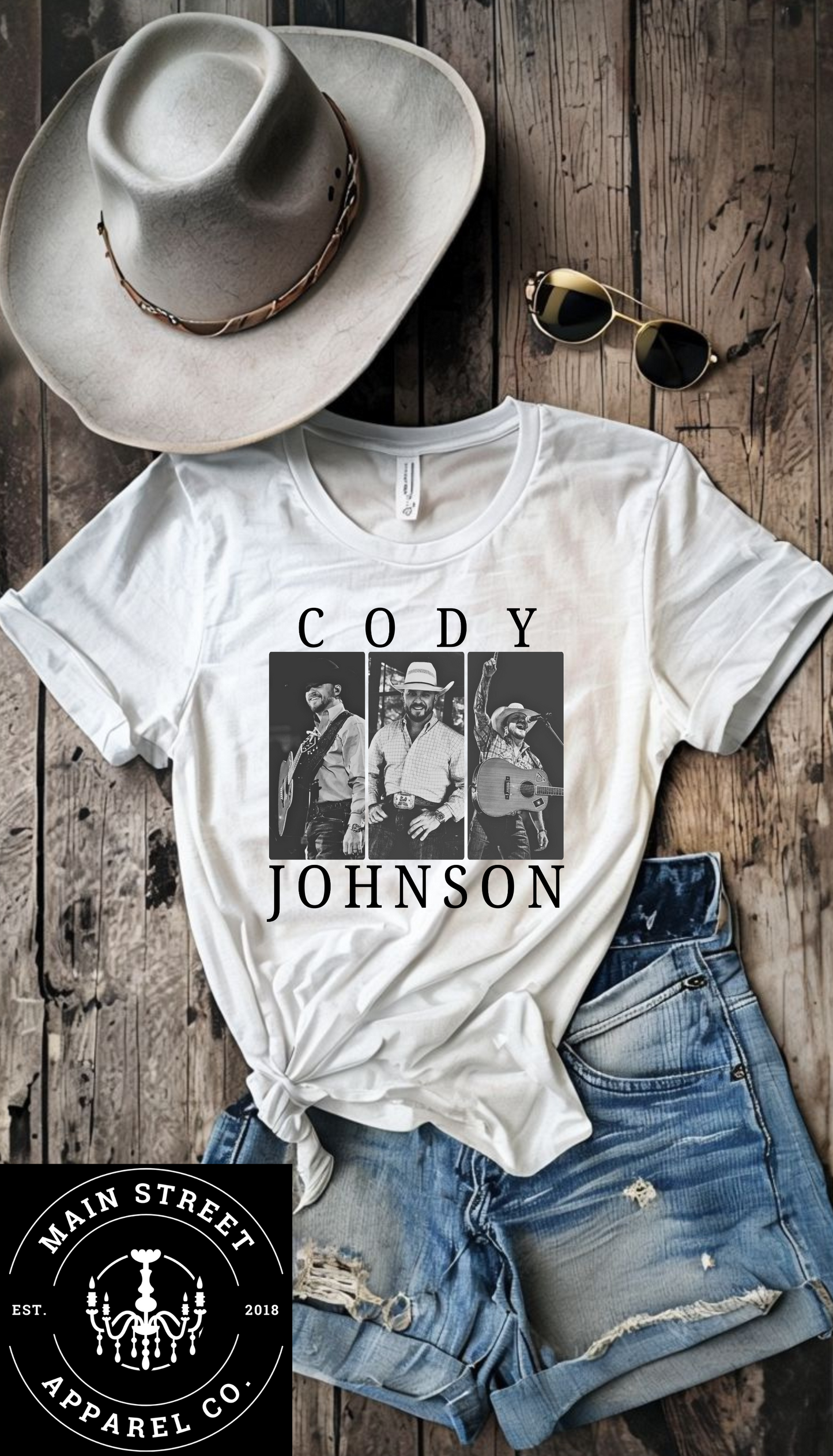 Cody Johnson Tri-Photo Graphic Tee