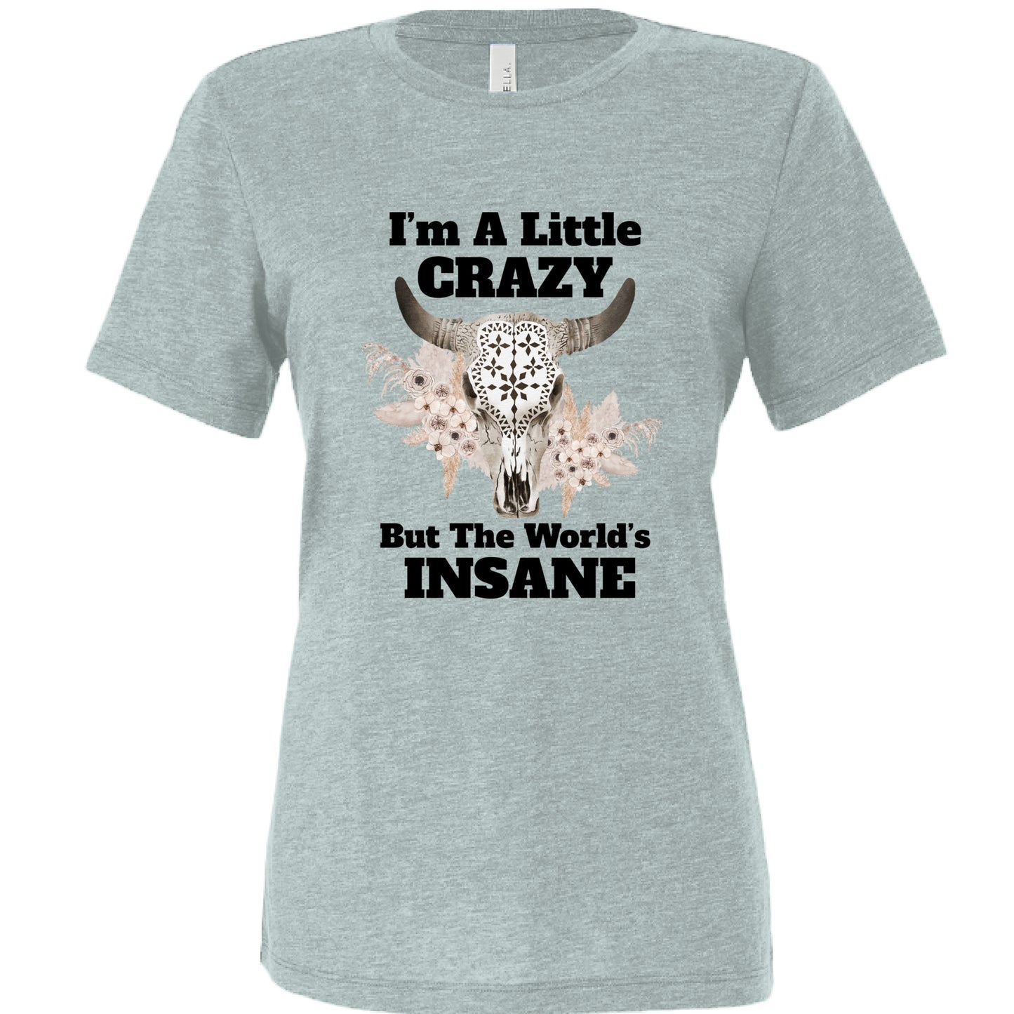 Dusty Blue Triblend - FRONT