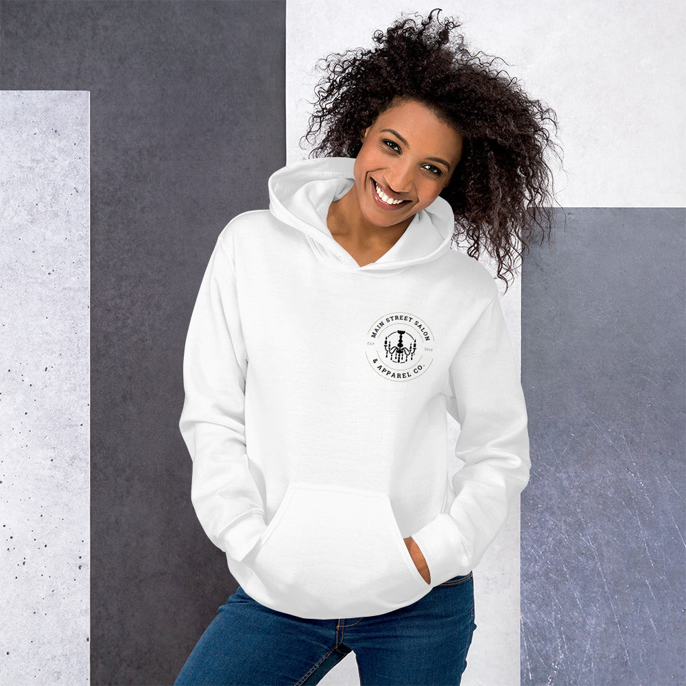 Powered By Tinsel & Glitter Unisex Hoodie