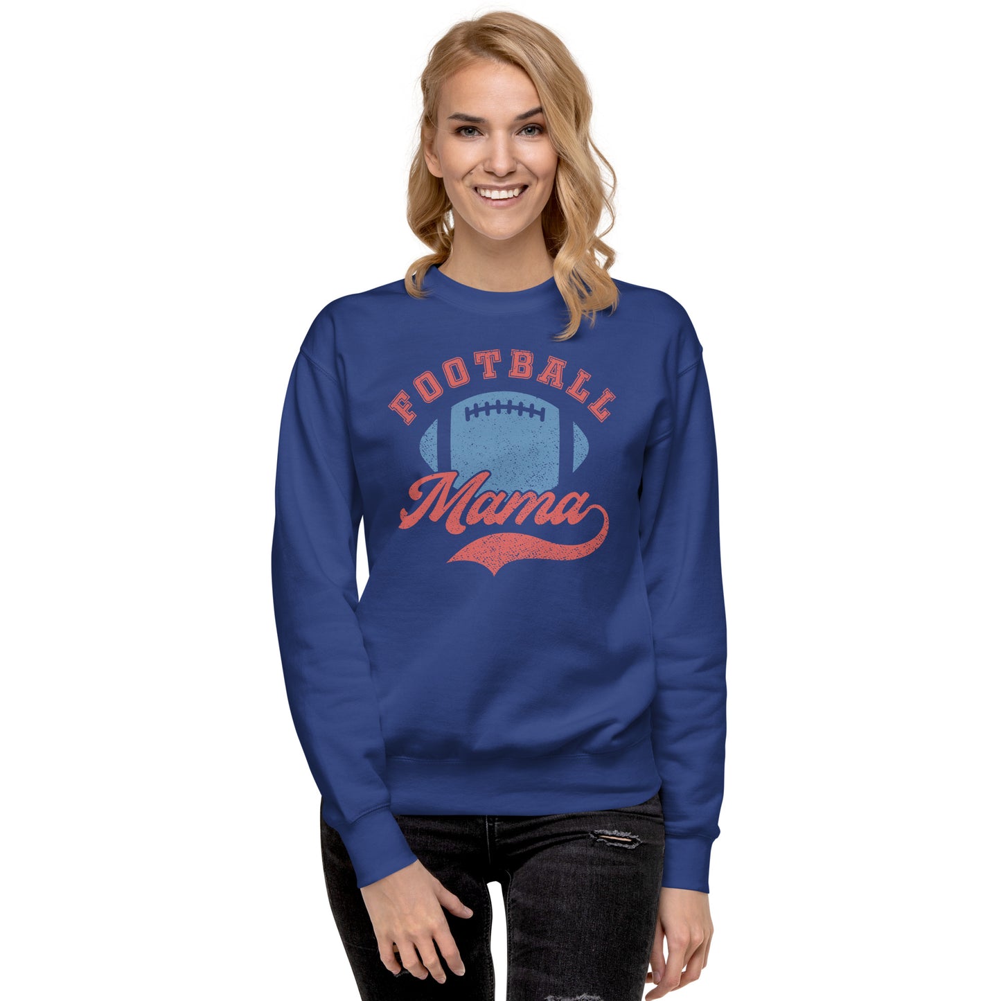 Football Mama Unisex Premium Sweatshirt