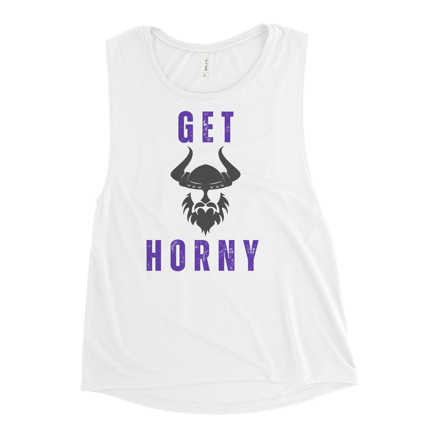 MN Viking Get Horny Ladies’ Muscle Tank