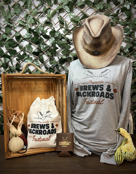 Brews & Backroads Long Sleeve Tee Pre-Pack