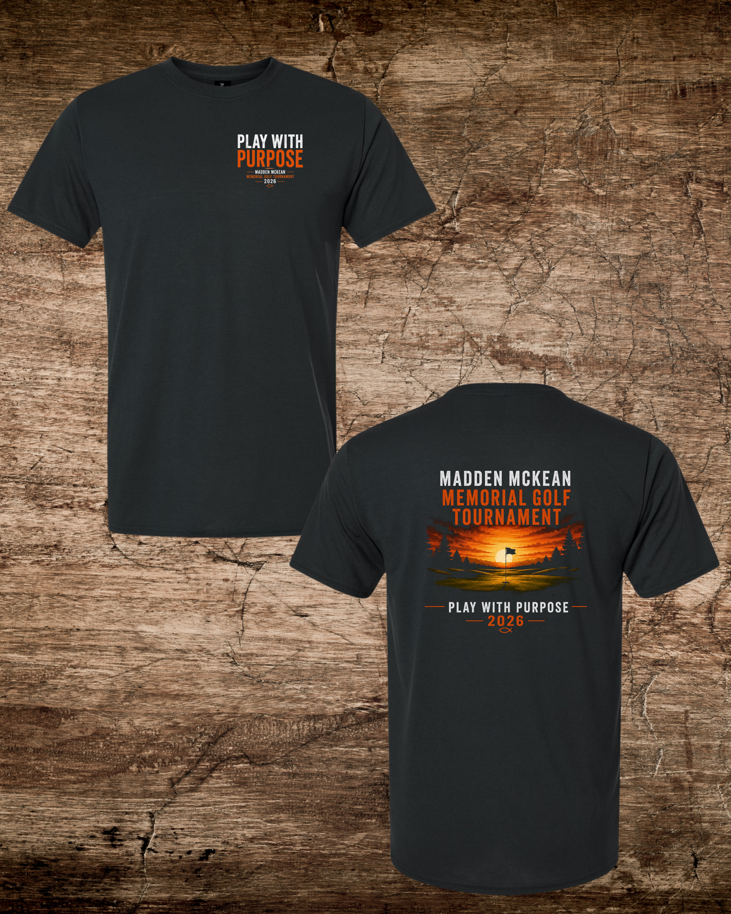 Madden Foundation Play with Purpose Memorial Golf Tournament 2026 Tee 2-sided