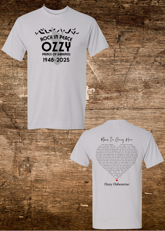 Unisex Ozzy Mama I'm Coming Home 2-Sided Tee