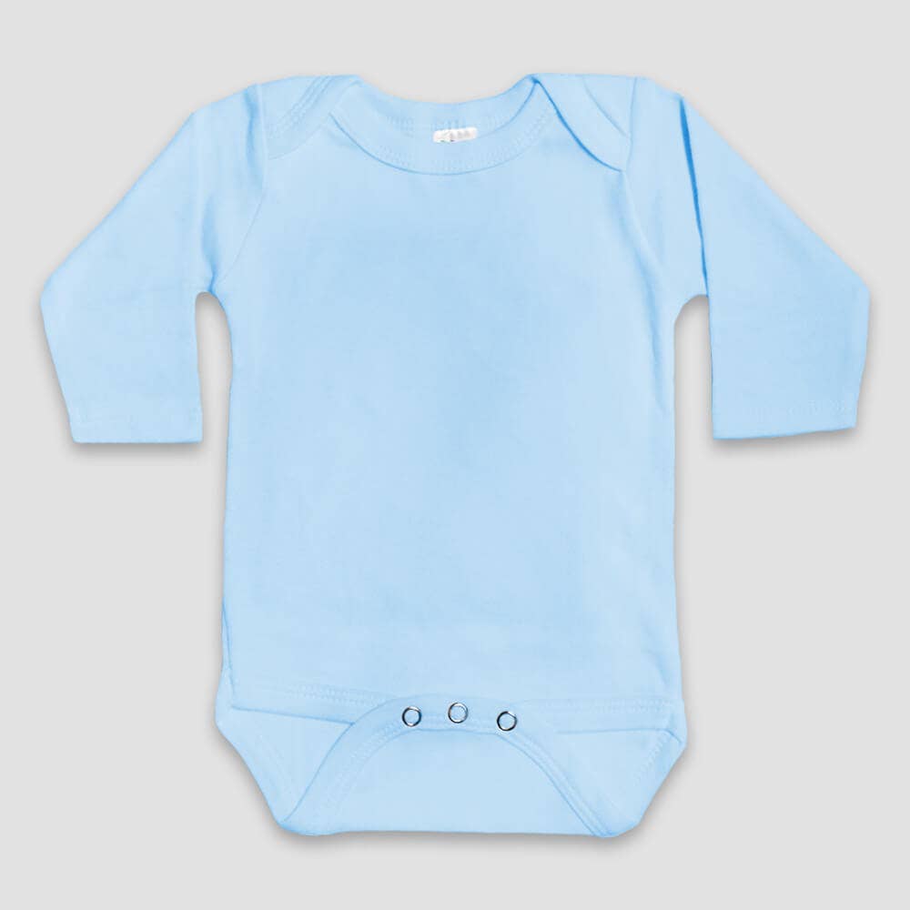 Baby Long Sleeve Bodysuit Blanks Infant Embroidery DIY