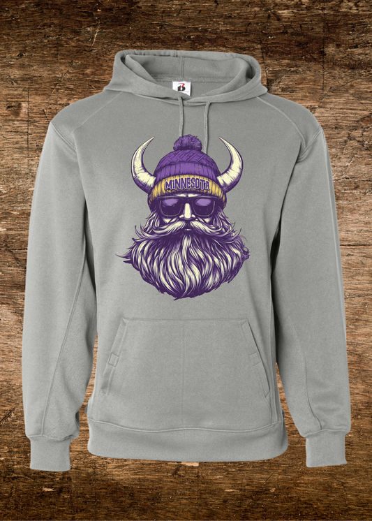 Unisex MN Vikings Retro Mascot Performance Hoodie