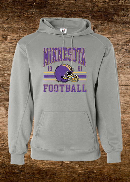Unisex MN Vikings Football Performance Hoodie
