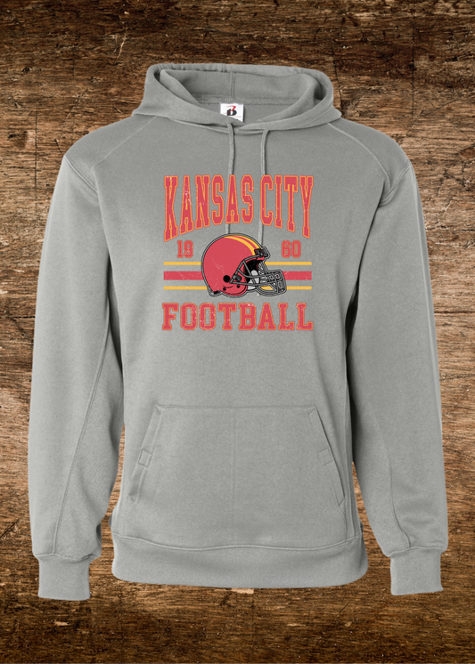 Unisex Kansas City Chiefs Football Performance Hoodie