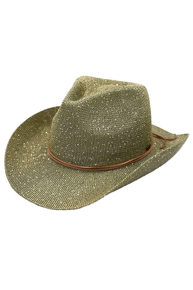 C.C Sequin Cowboy Hat