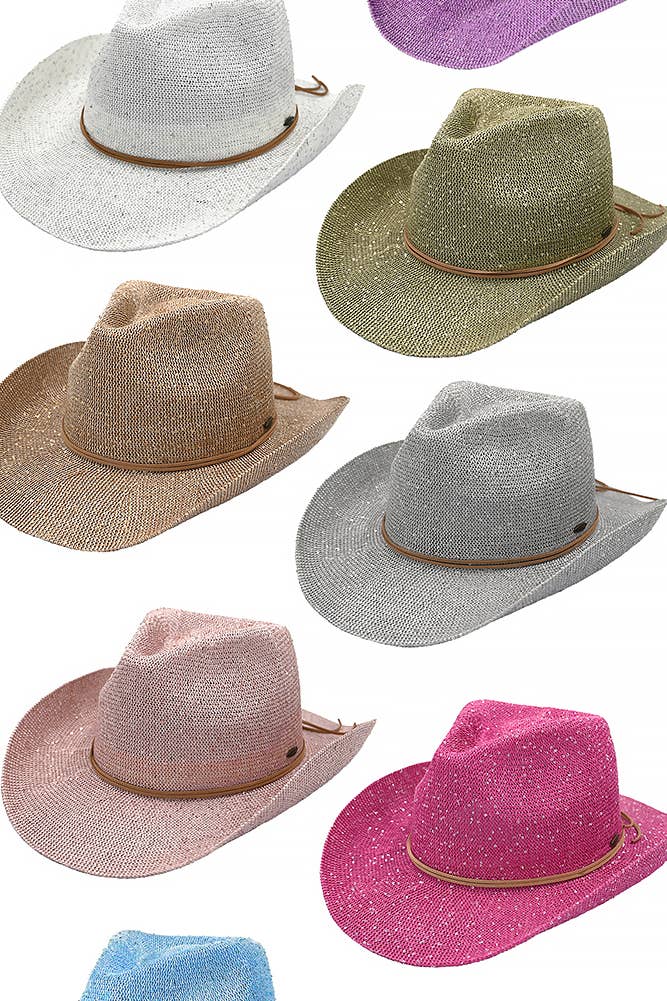 C.C Sequin Cowboy Hat