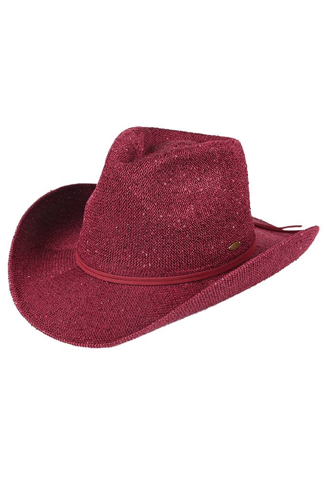 C.C Sequin Cowboy Hat