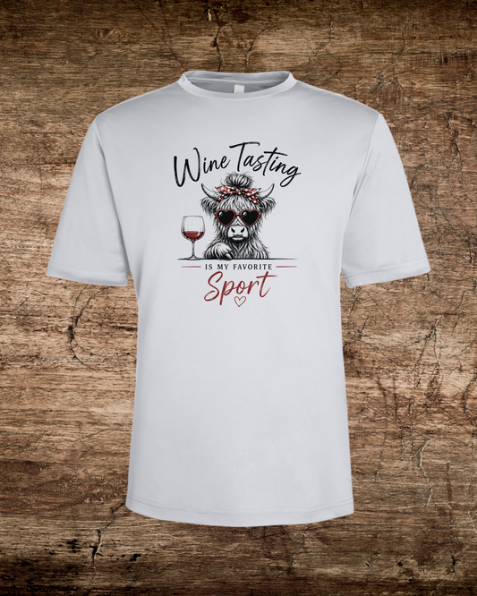 Unisex Wine Tasting Is My Favorite Sport Tee