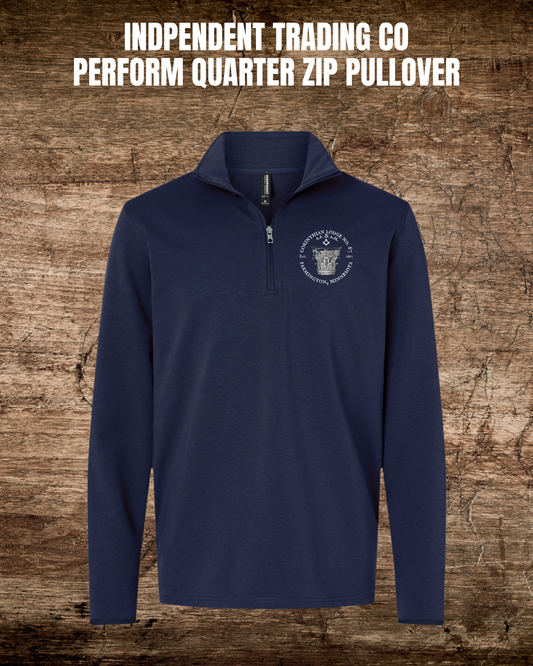 Men's Independent Trading Co. Perform Long-Sleeve Quarter-Zip