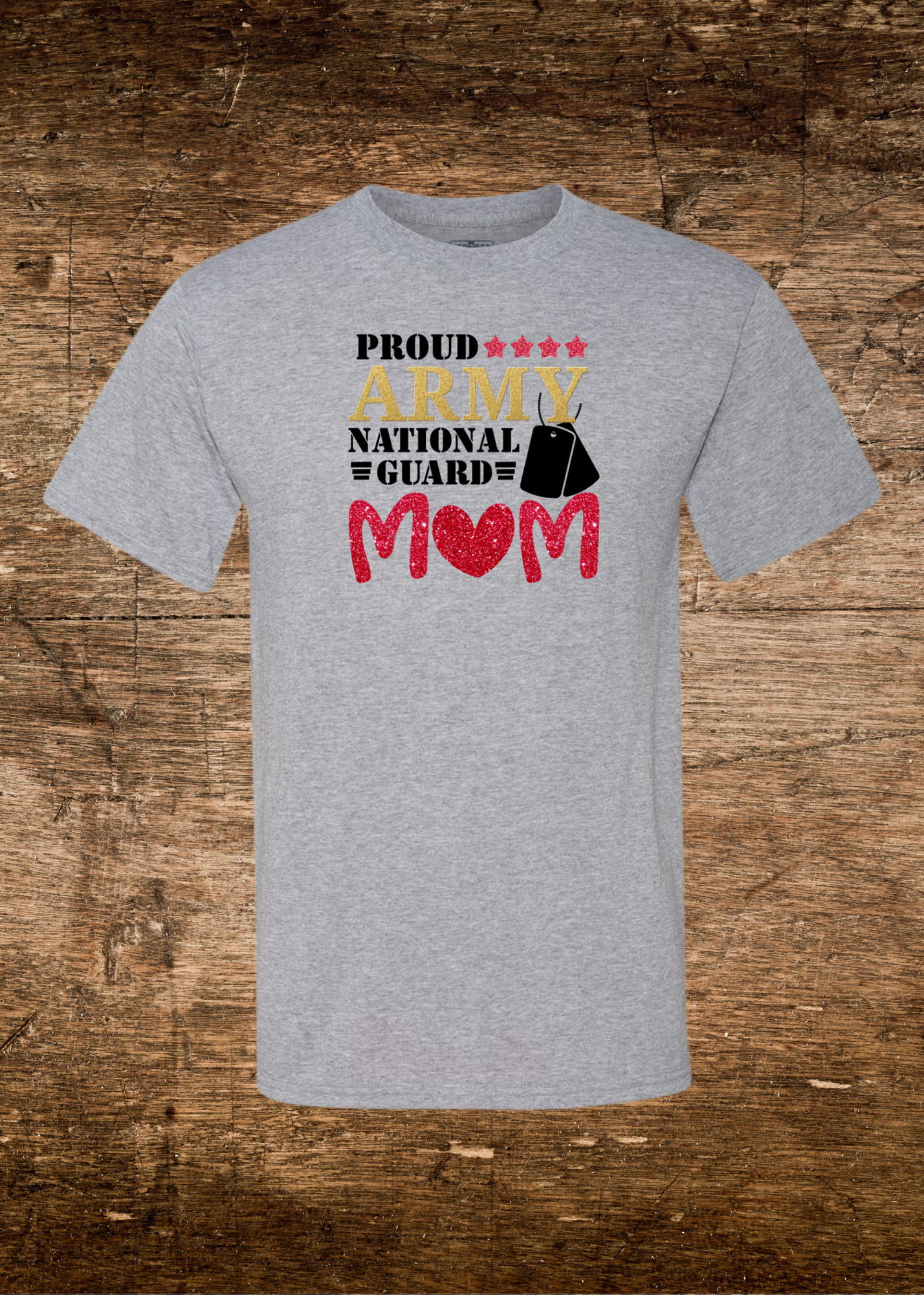 Unisex Proud National Guard Mom Tee