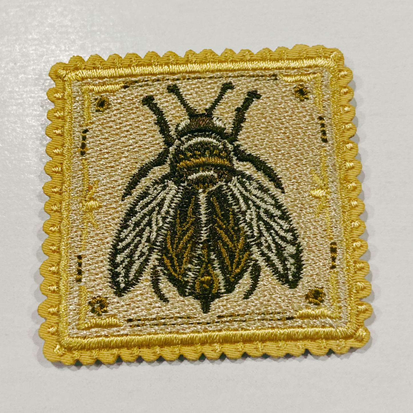 2" Bee -  Embroidered Hat Patch