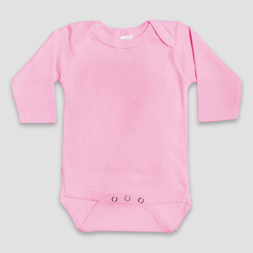 Baby Long Sleeve Bodysuit Blanks Infant Embroidery DIY