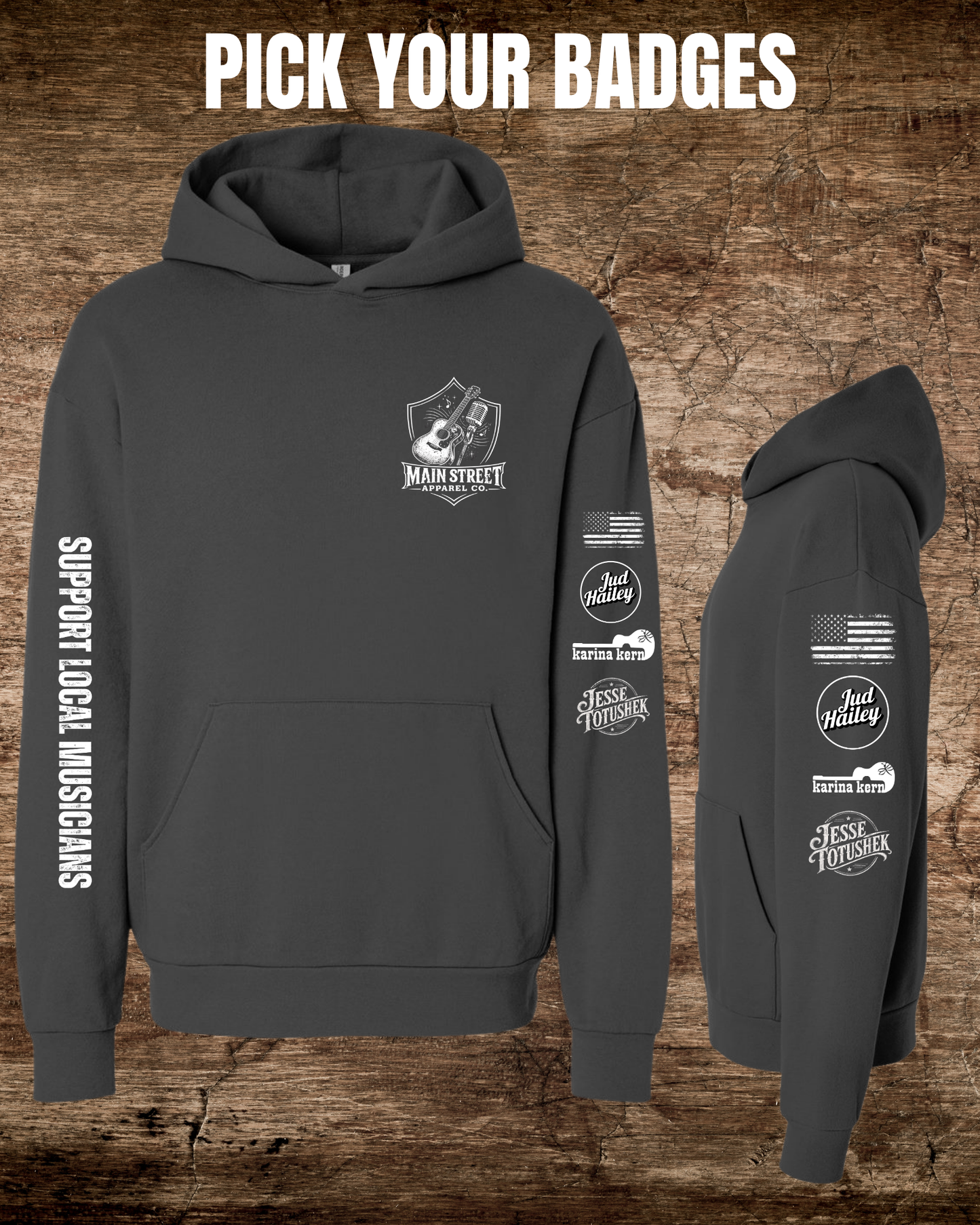 Local Musician Base Tour Hoodie