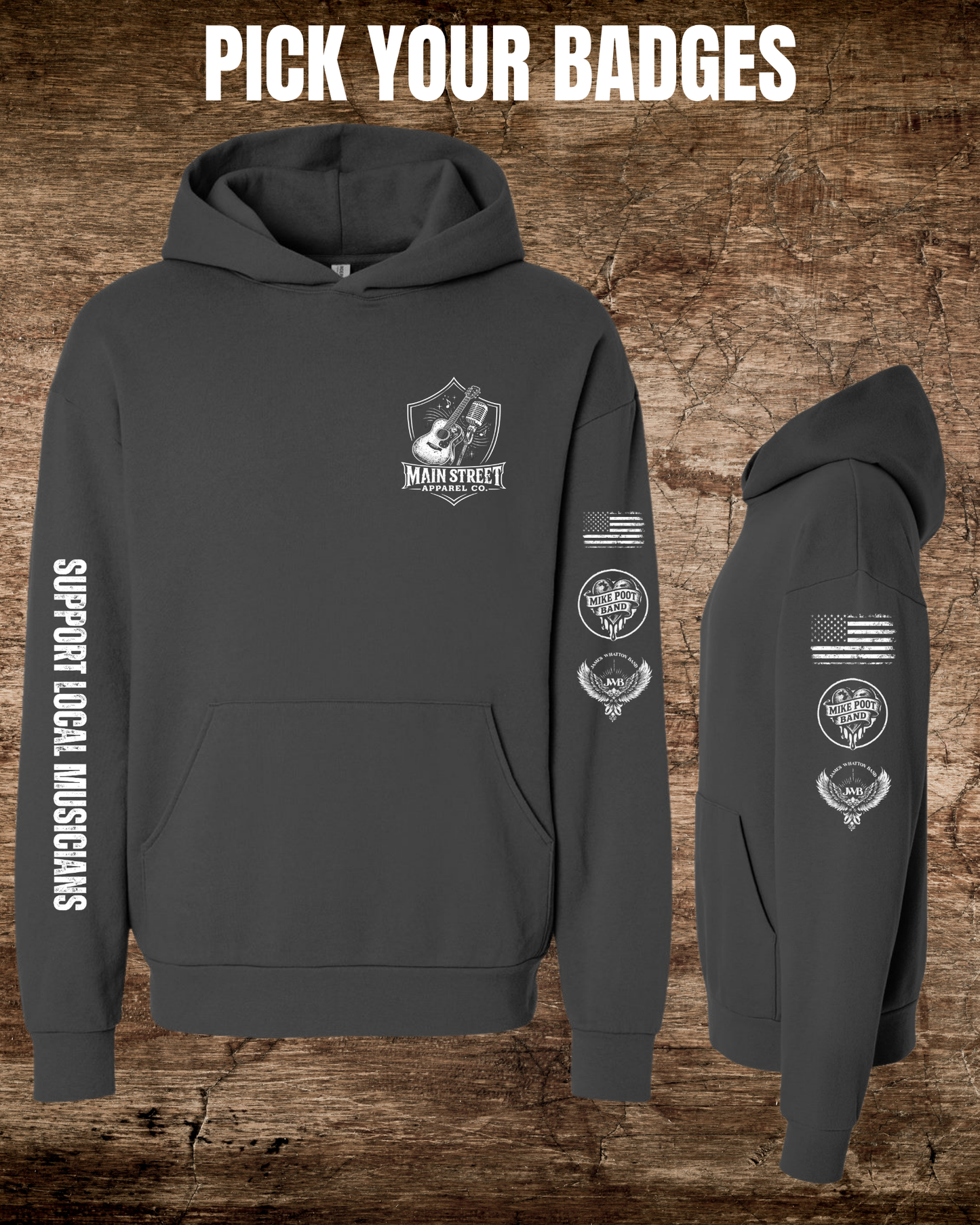 Local Musician Base Tour Hoodie