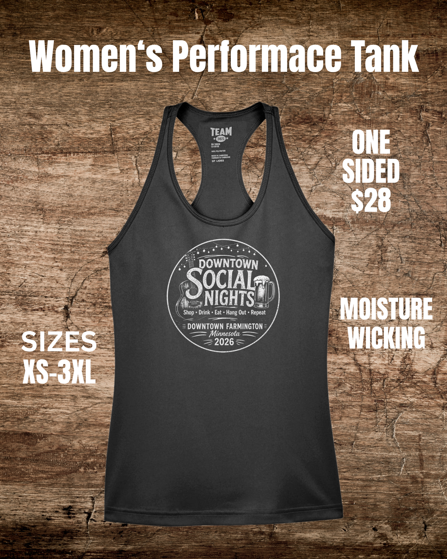 Downtown Social Women's Performance Tank