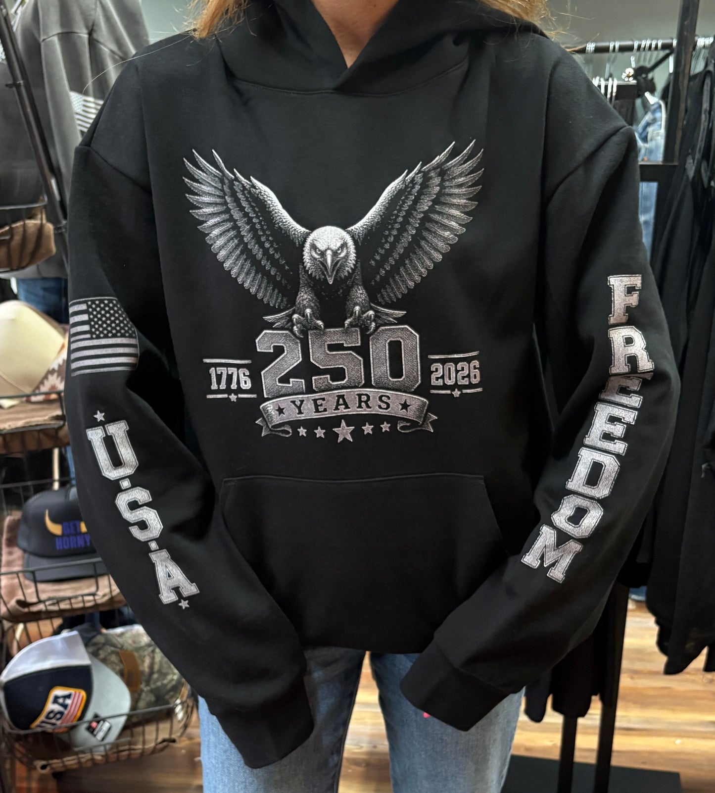 Main Street Apparel Co. Exclusive 250th Freedom Hoodie
