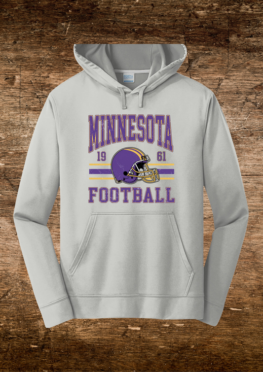 Unisex MN Vikings Football Performance Hoodie