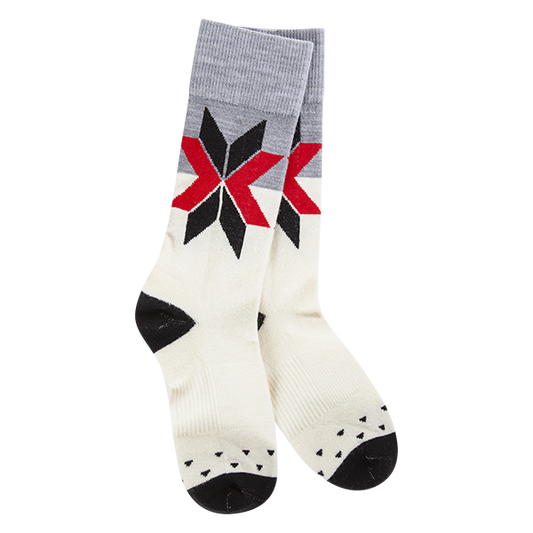 Woods Crew Neutral Fair Isle