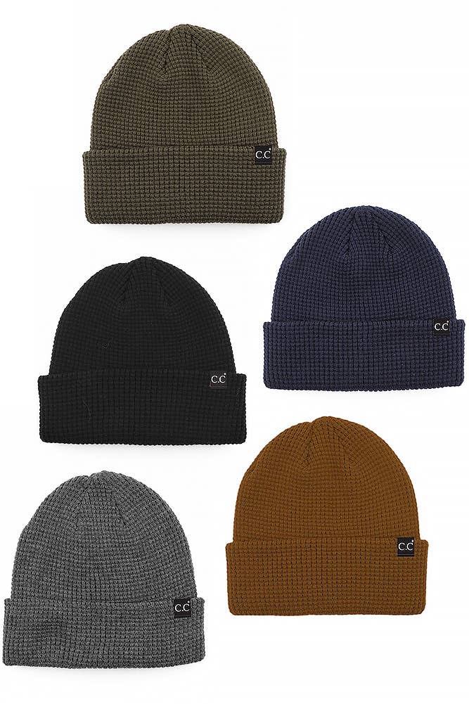 C.C Slouchy Cuff Beanie Hat