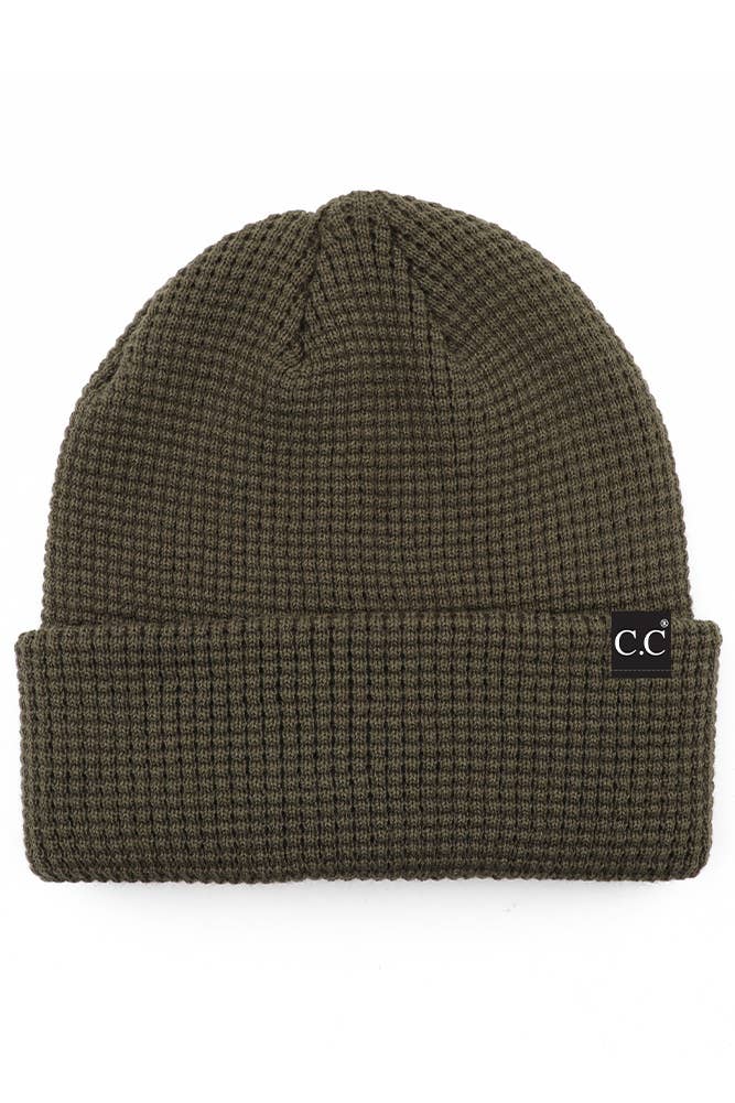 C.C Slouchy Cuff Beanie Hat
