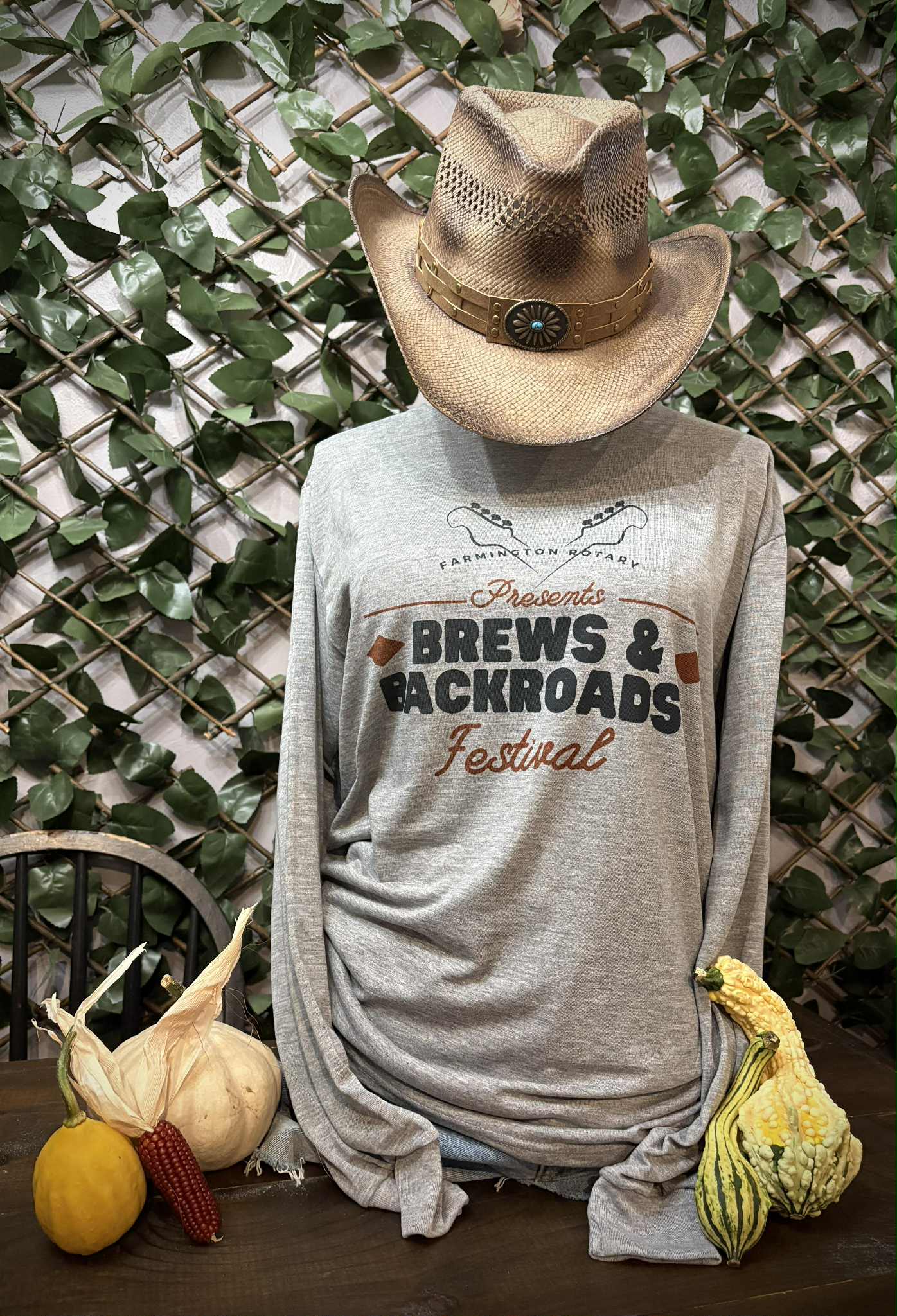 Brews & Backroads Long Sleeve Graphic Tee