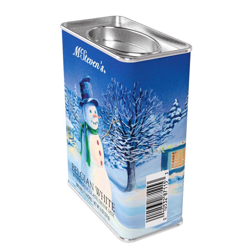 White Christmas Belgian White Hot Chocolate (8oz Tins)