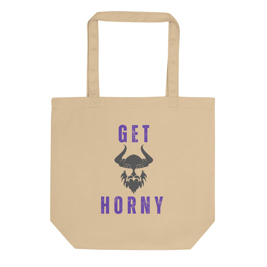 MN Vikings Get Horny Eco Tote Bag