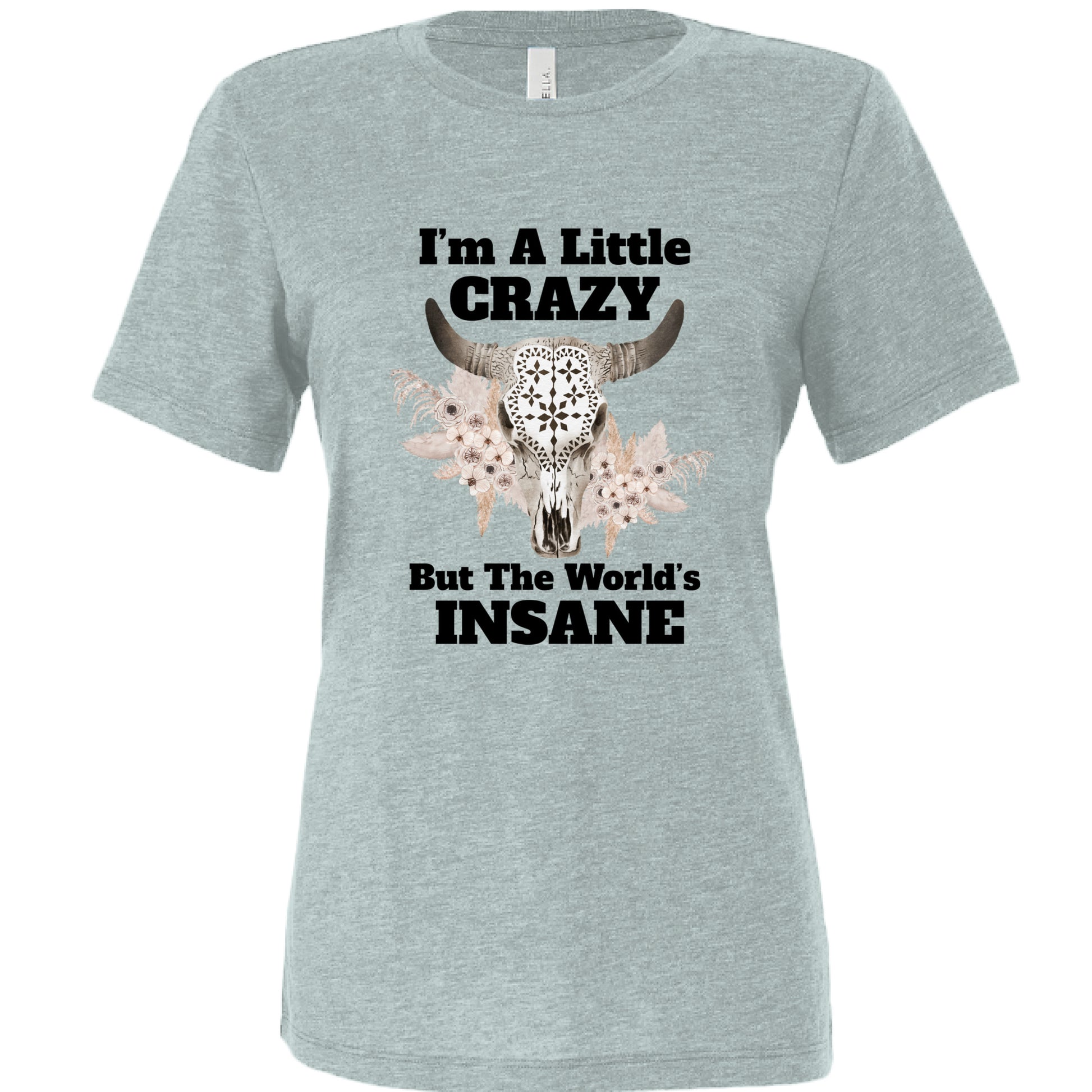 Dusty Blue Triblend - FRONT