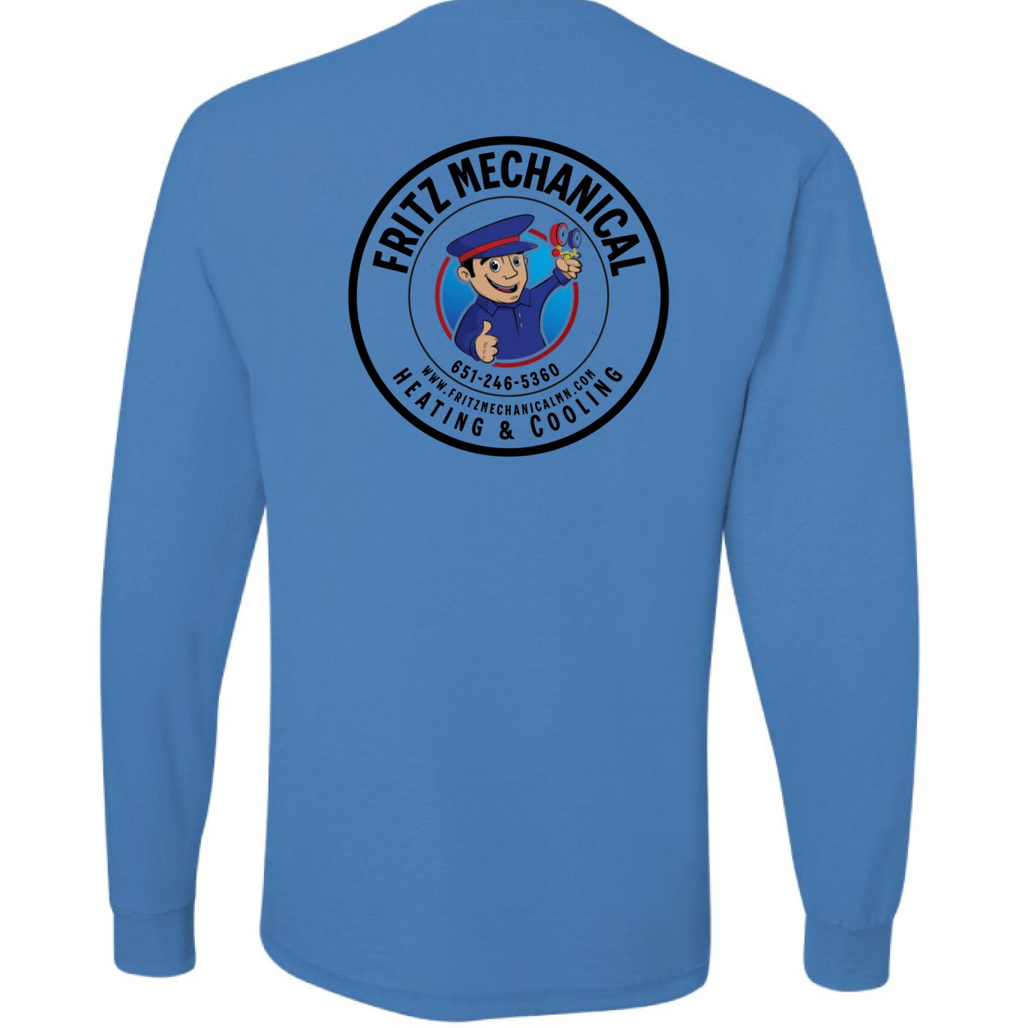 COLUMBIA BLUE - BACK