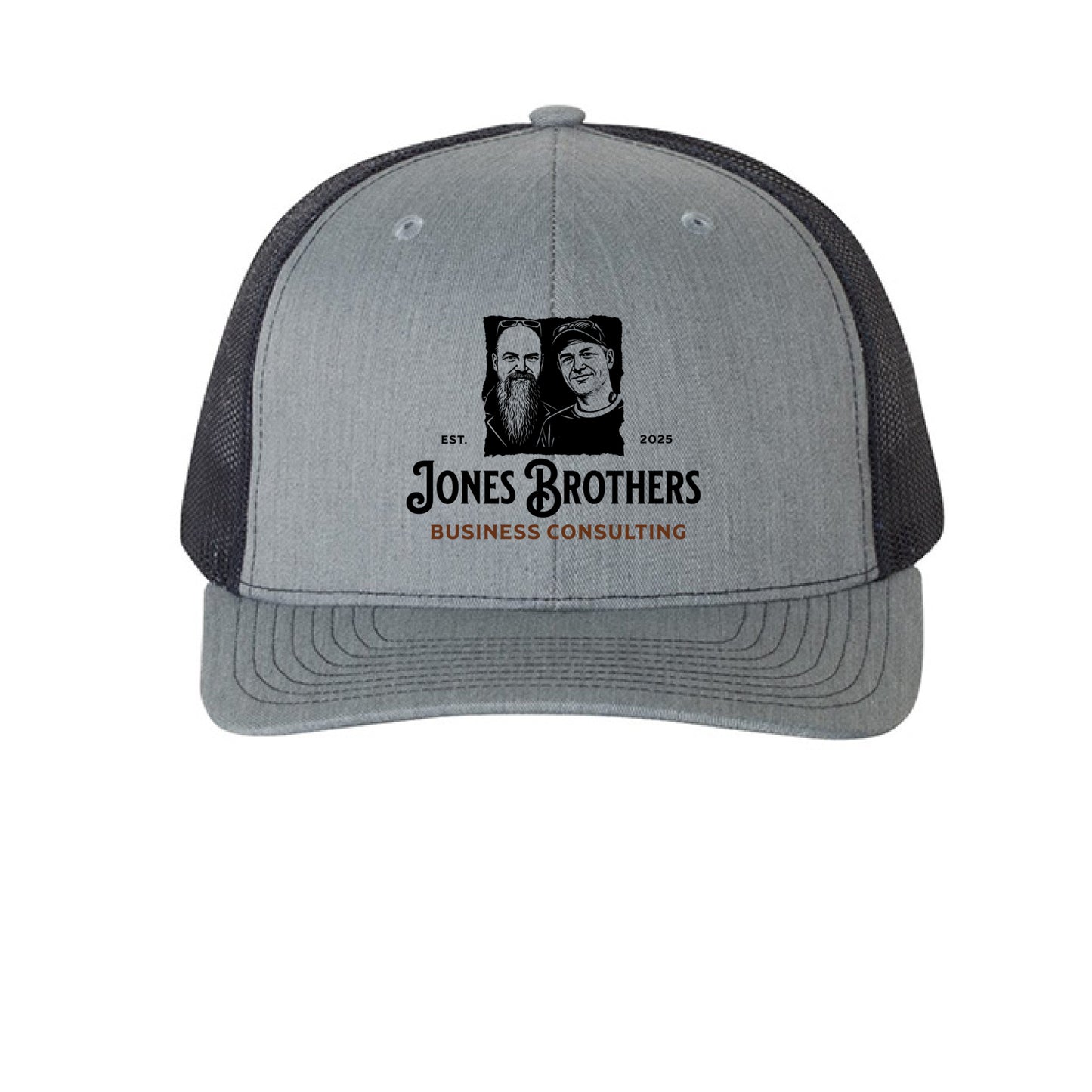 Heather Grey/ Navy - FRONT