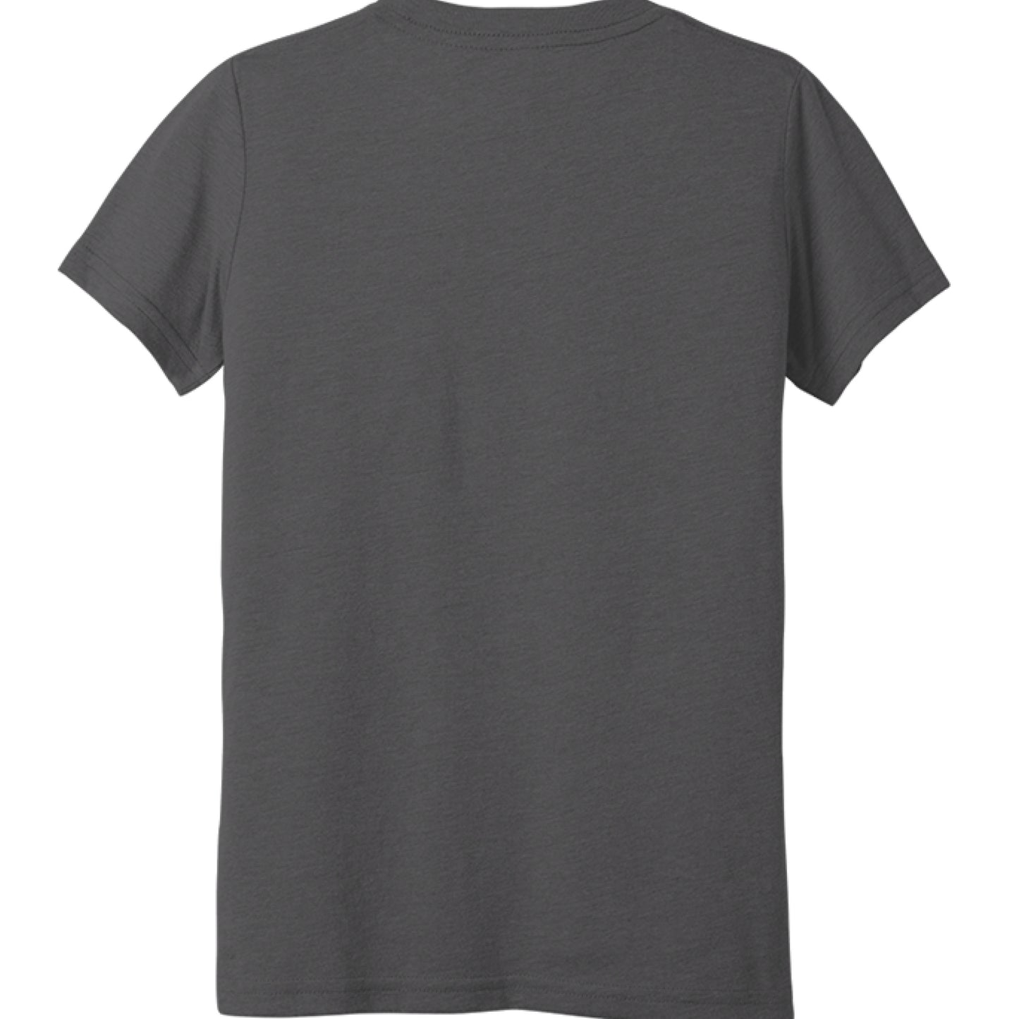 Solid Dark Grey Triblend - BACK
