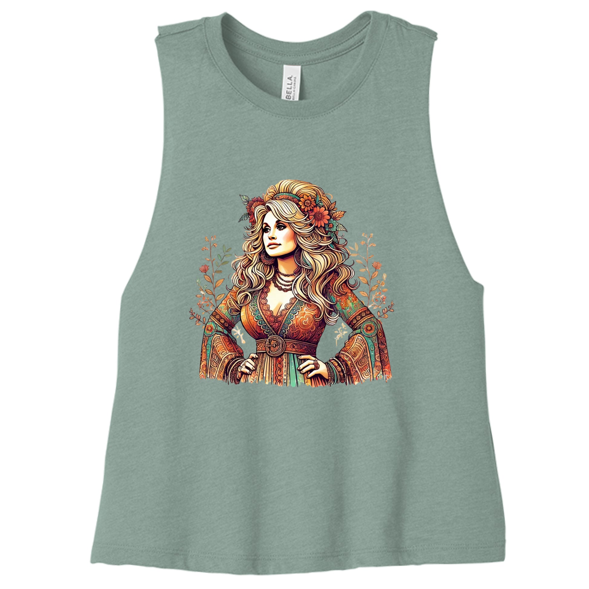 Heather Dusty Blue - FRONT