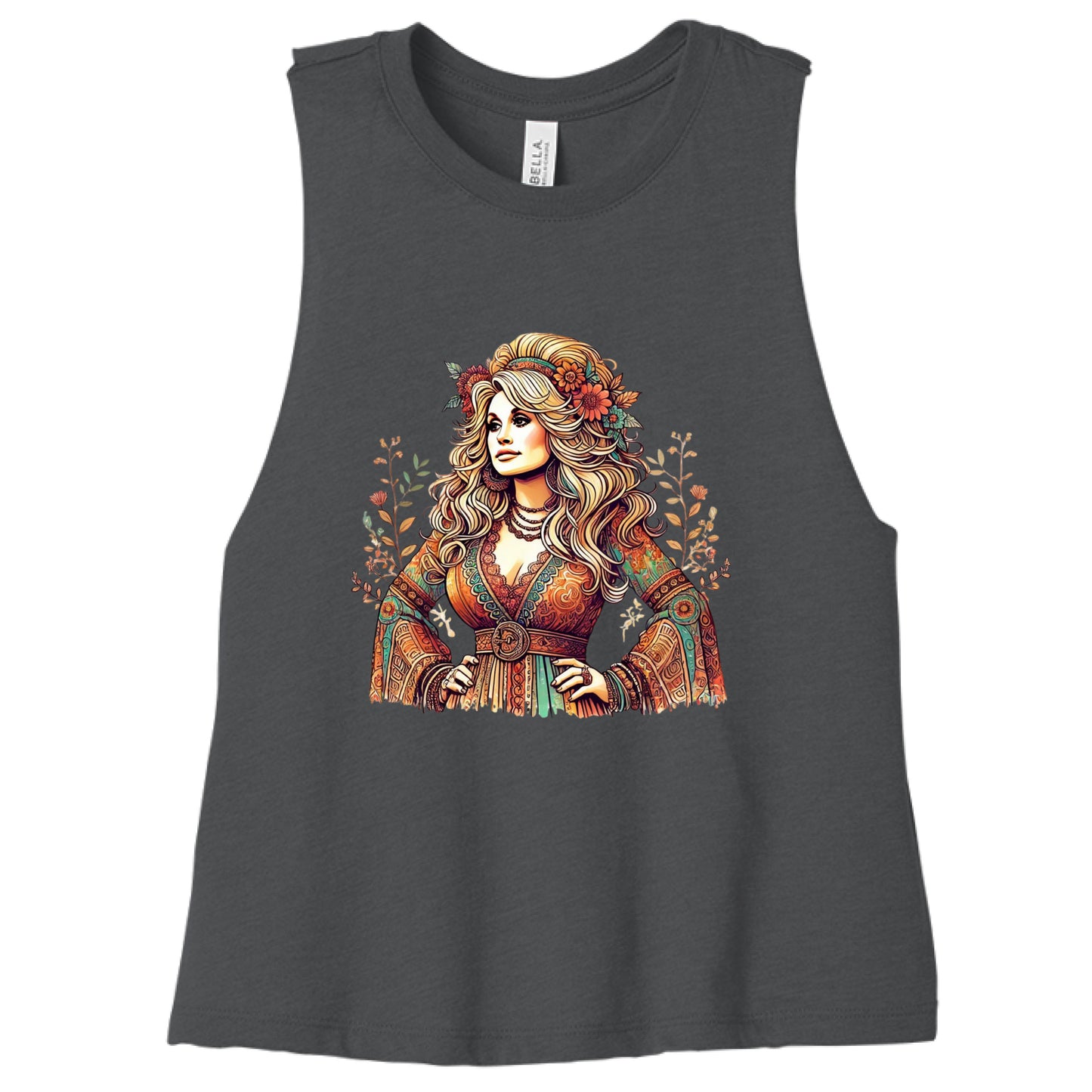 DARK GRY HEATHER - FRONT