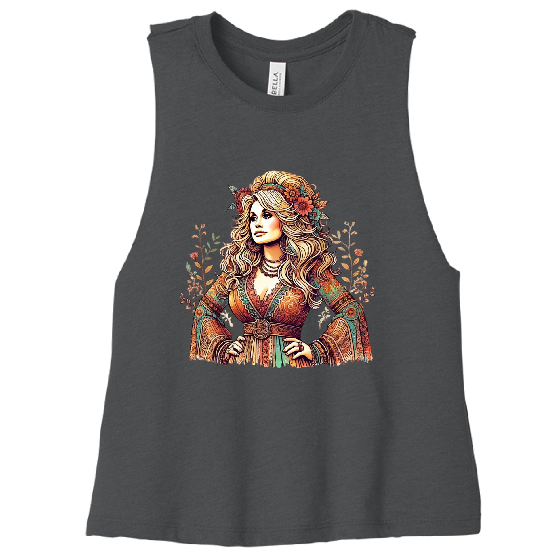 DARK GRY HEATHER - FRONT