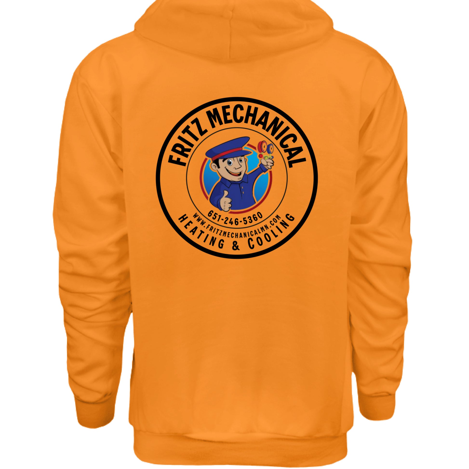 SAFETY ORANGE - BACK