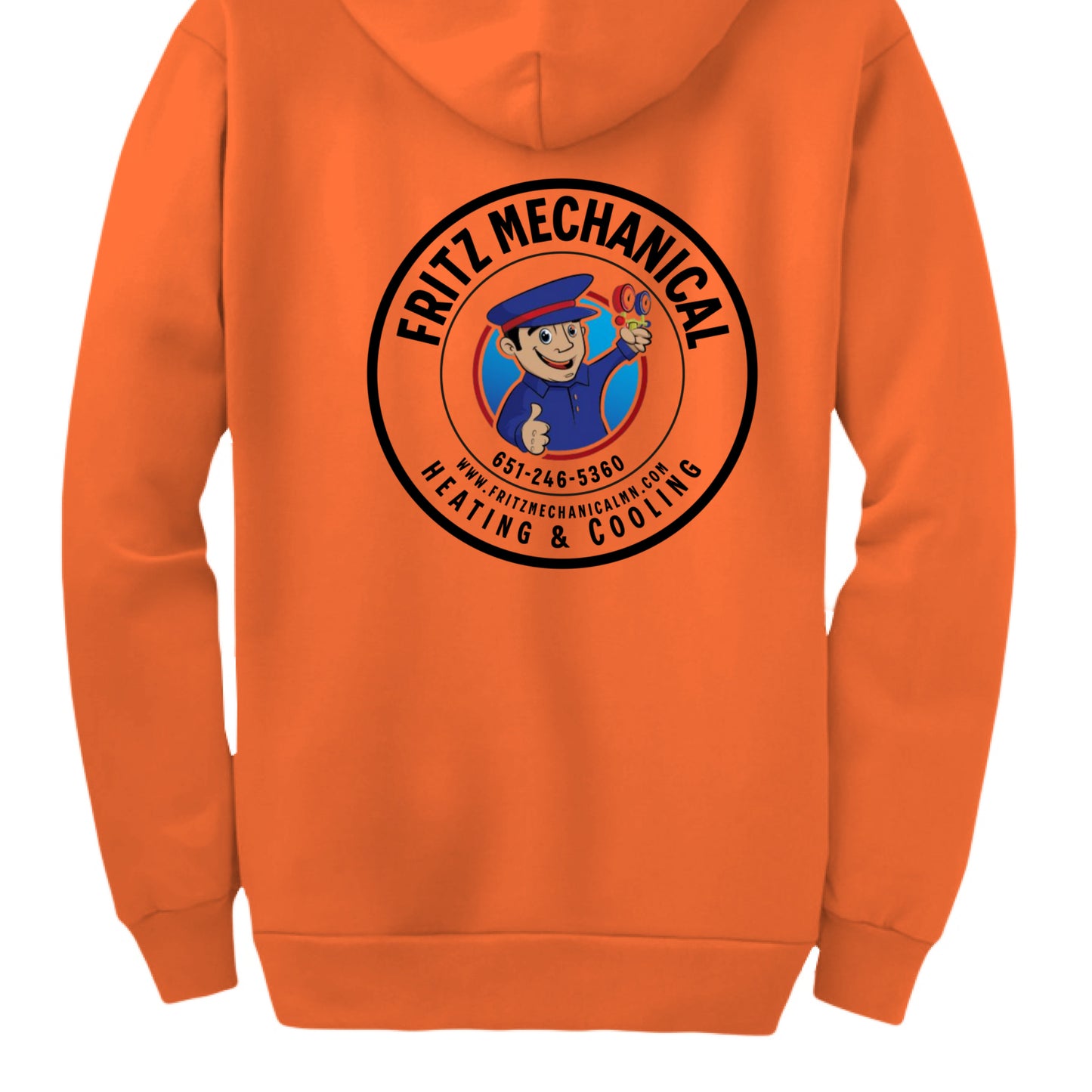 Safety Orange - BACK