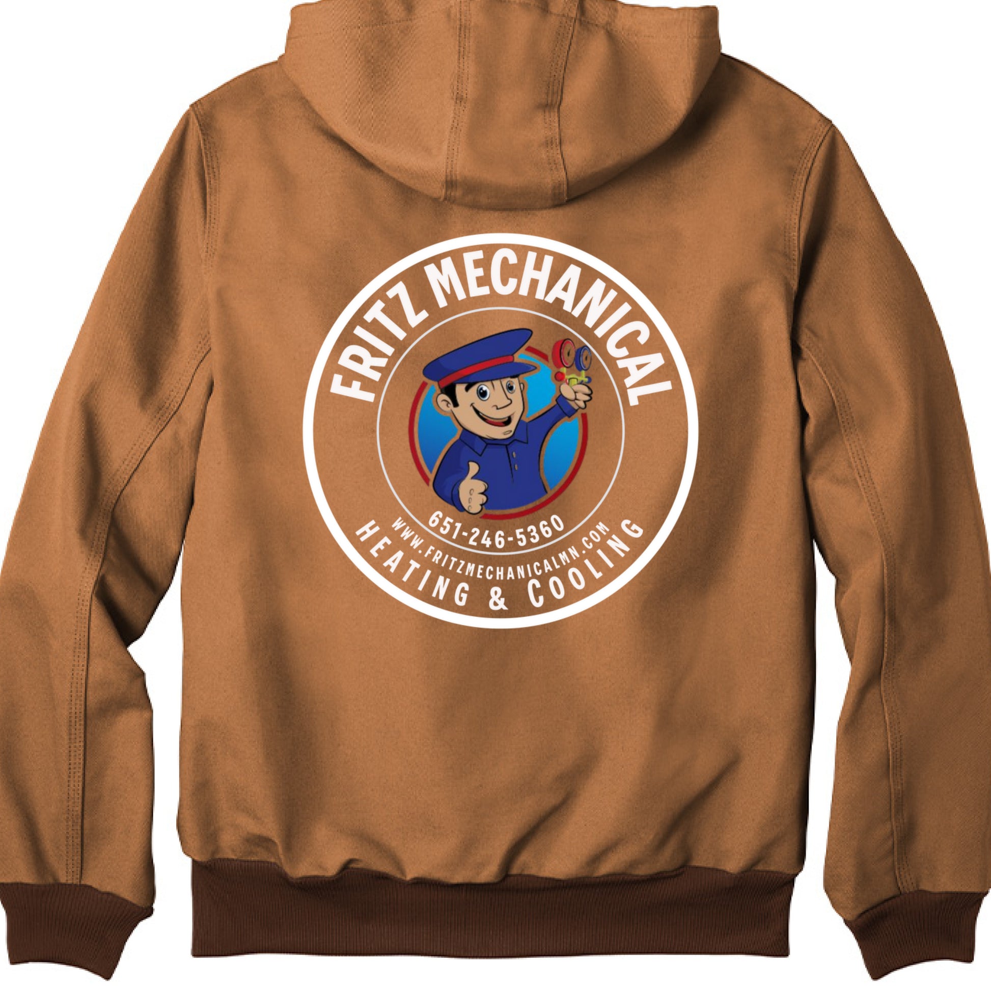 Carhartt Brown - BACK