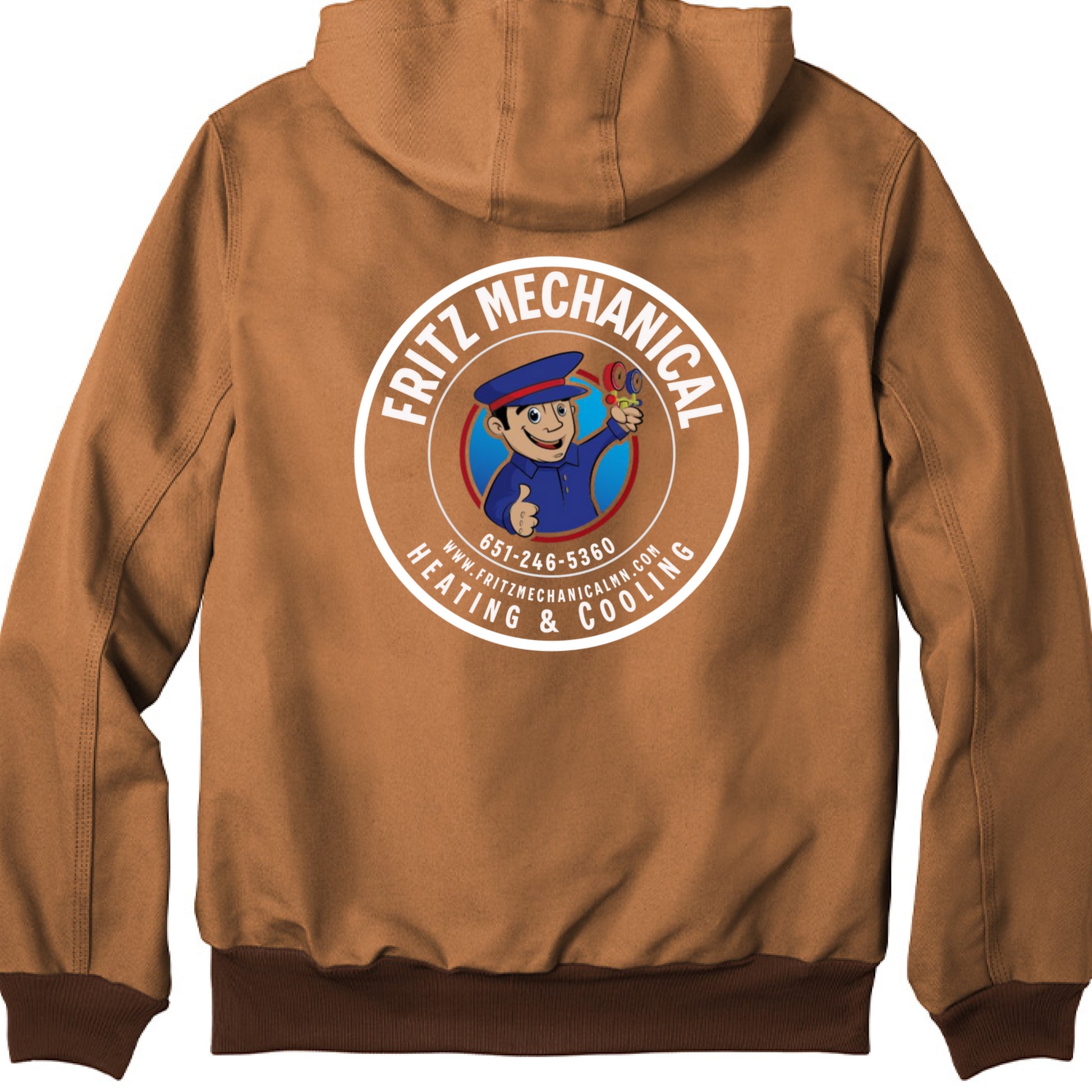 Carhartt Brown - BACK