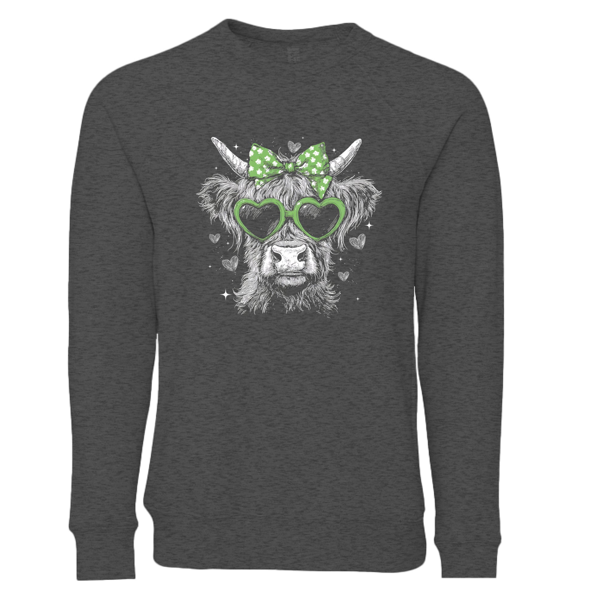 DARK GREY HEATHER - FRONT