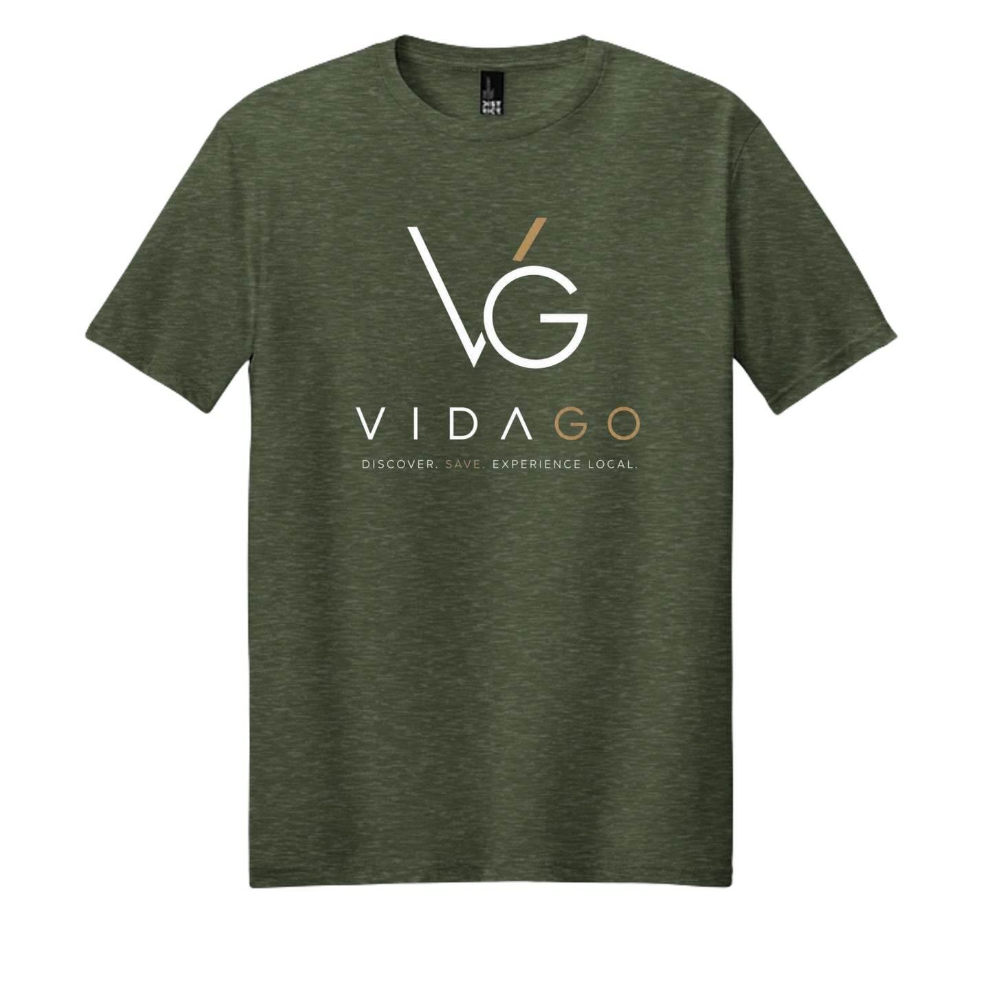 Heathered Forest Green - DM108 - FRONT