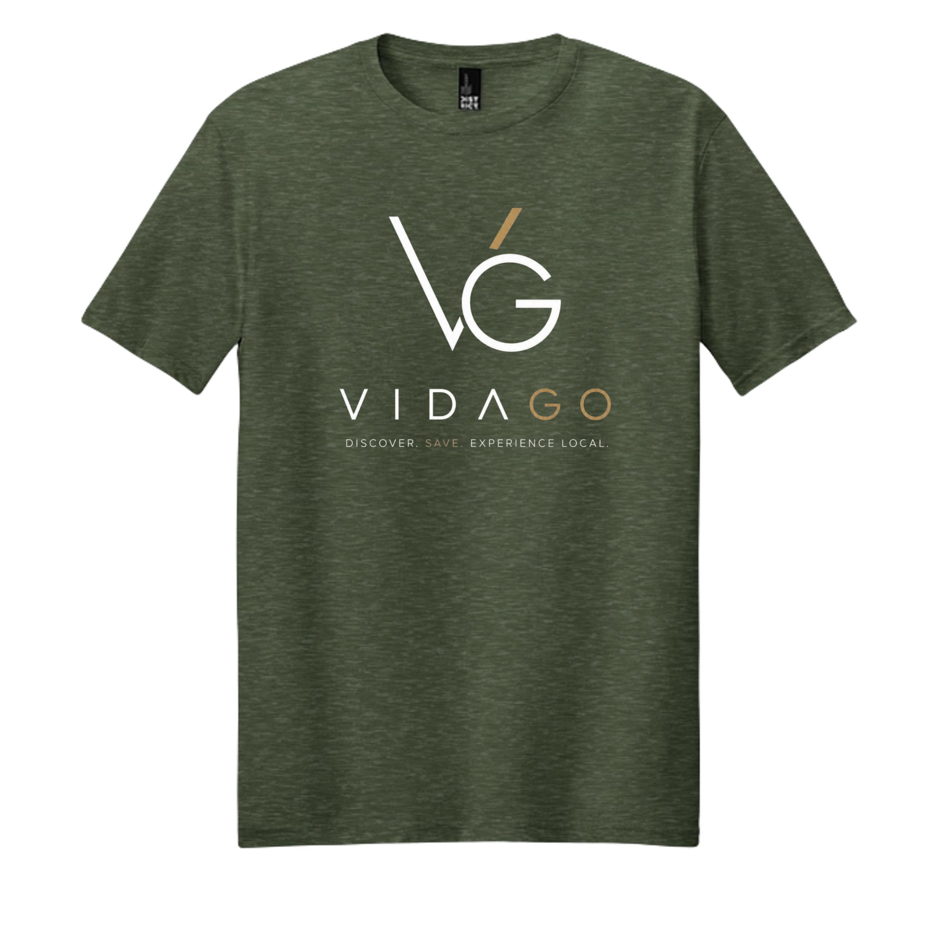 Heathered Forest Green - DM108 - FRONT