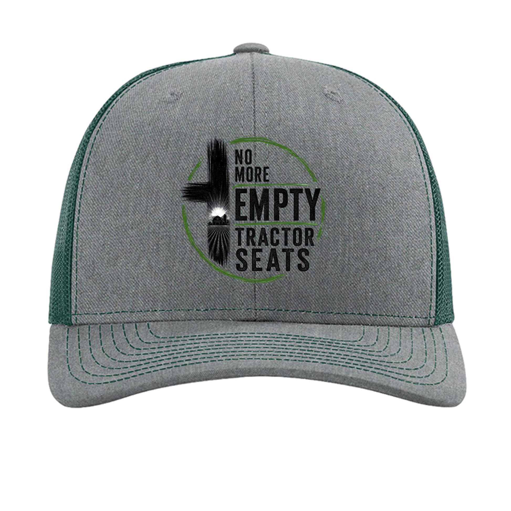 Heather Grey/ Dark Green - 112 - FRONT